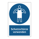 Schutzschürze verwenden
