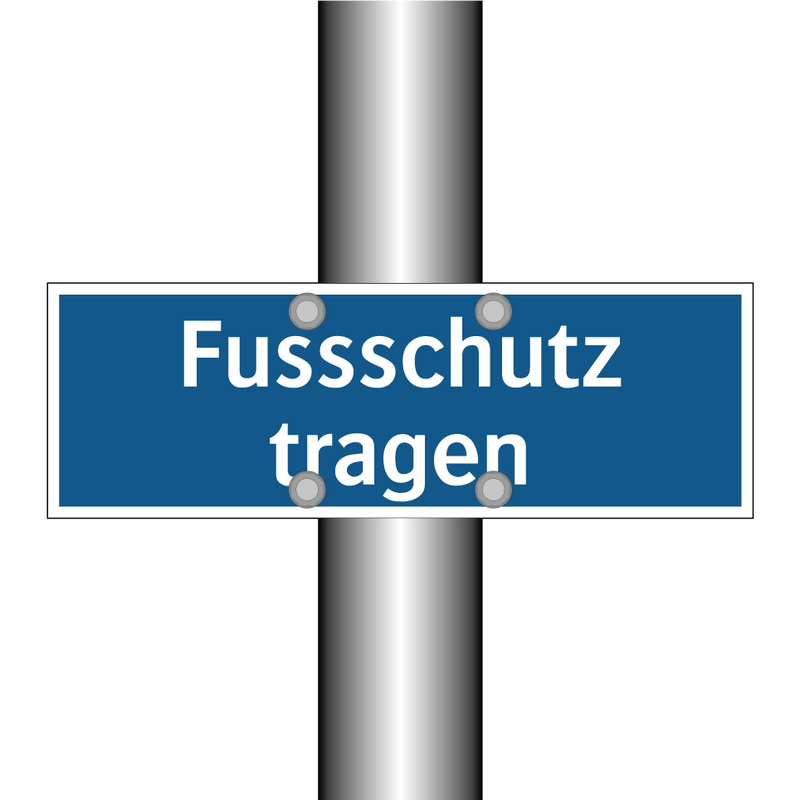 Fussschutz tragen