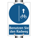 Benutzen Sie den Radweg
