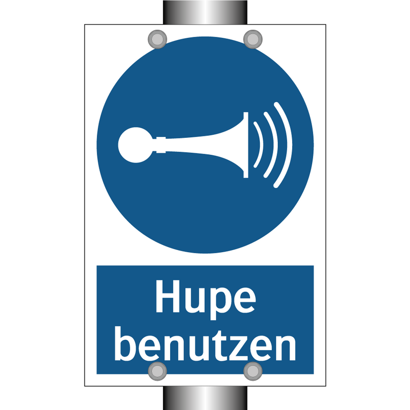 Hupe benutzen