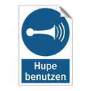 Hupe benutzen