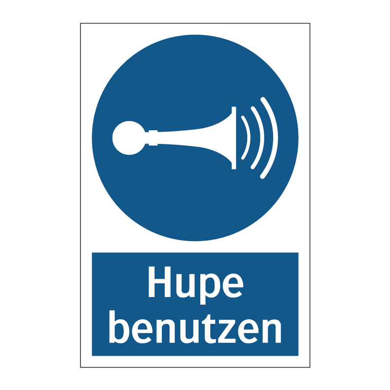 Hupe benutzen