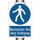 Benutzen Sie den Fußweg