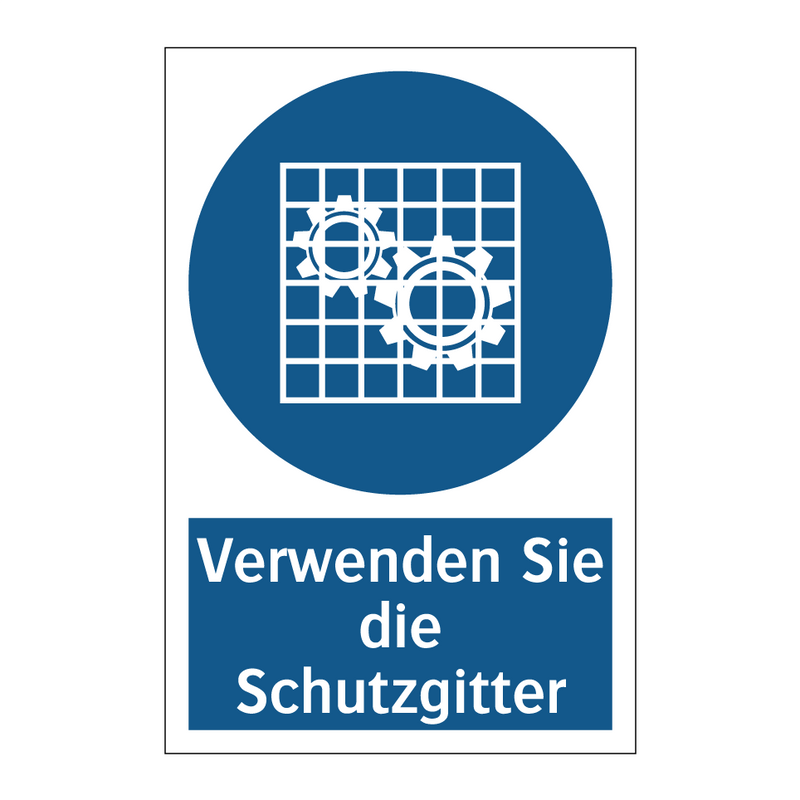 Verwenden Sie die Schutzgitter