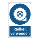 Radkeil verwenden