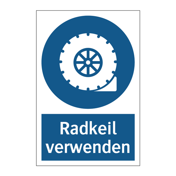 Radkeil verwenden
