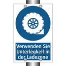 Verwenden Sie Unterlegkeil in der Ladezone