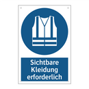 Sichtbare Kleidung erforderlich