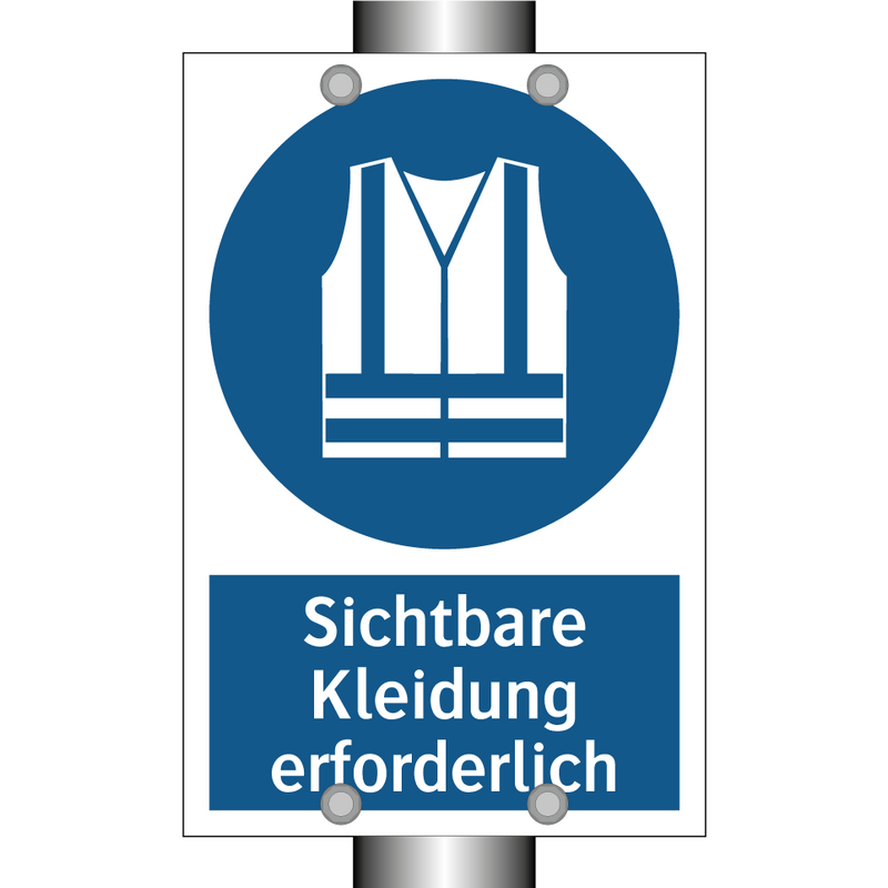 Sichtbare Kleidung erforderlich