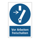 Vor Arbeiten freischalten