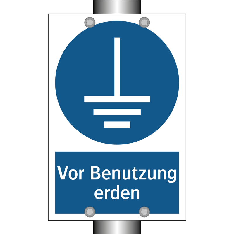 Vor Benutzung erden