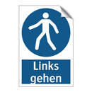 Links gehen