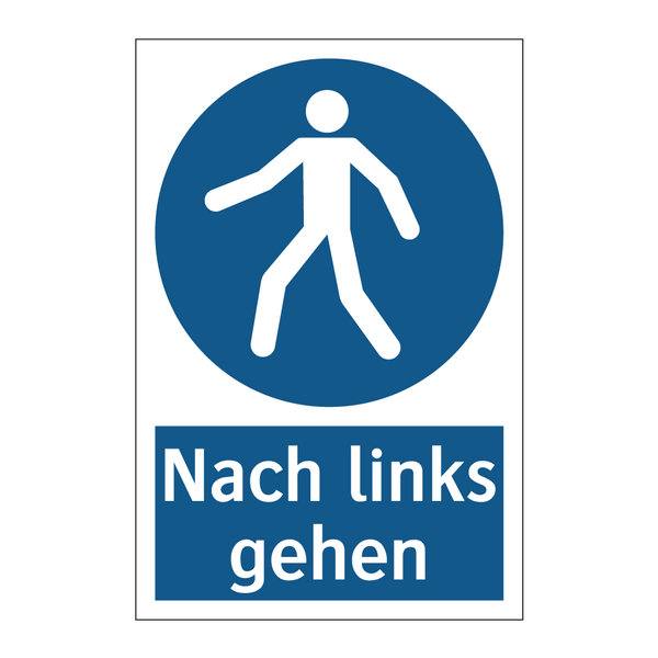 Nach links gehen