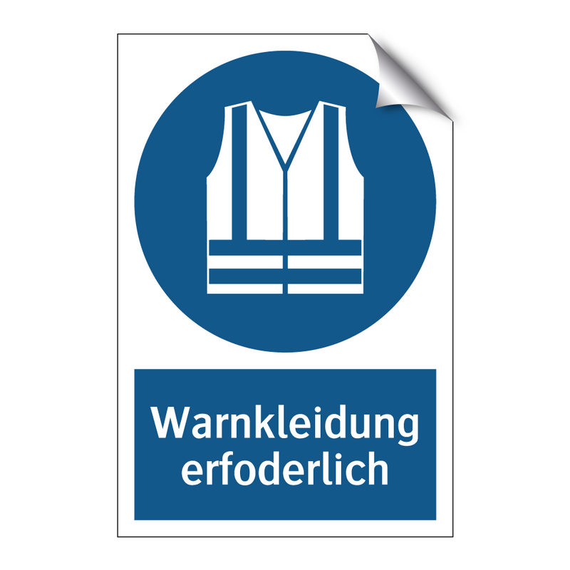 Warnkleidung erfoderlich