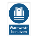 Warnweste benutzen