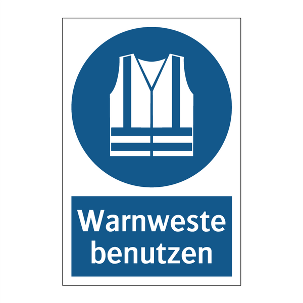 Warnweste benutzen