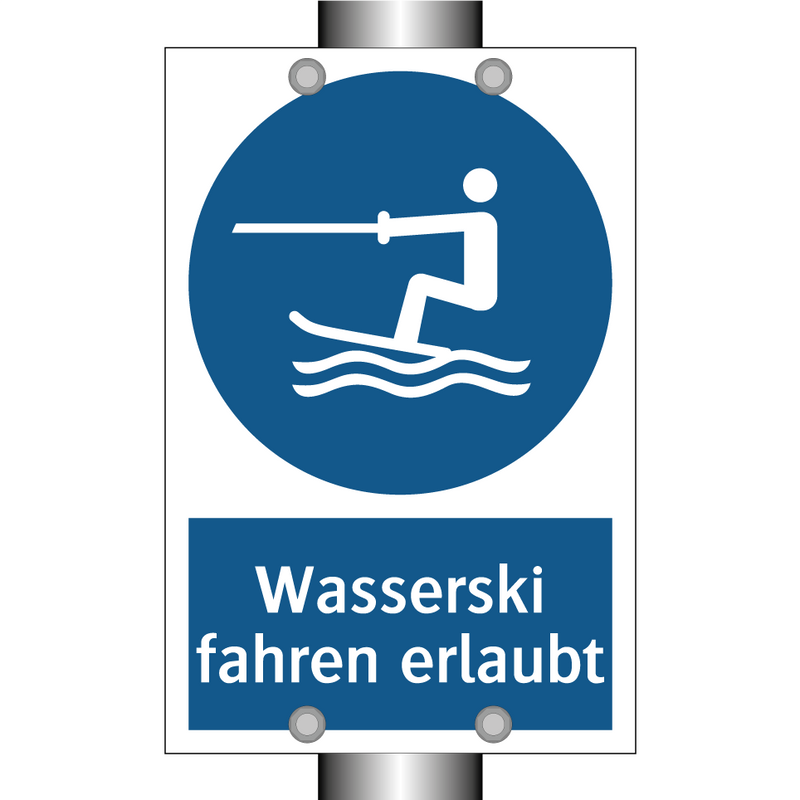 Wasserski fahren erlaubt