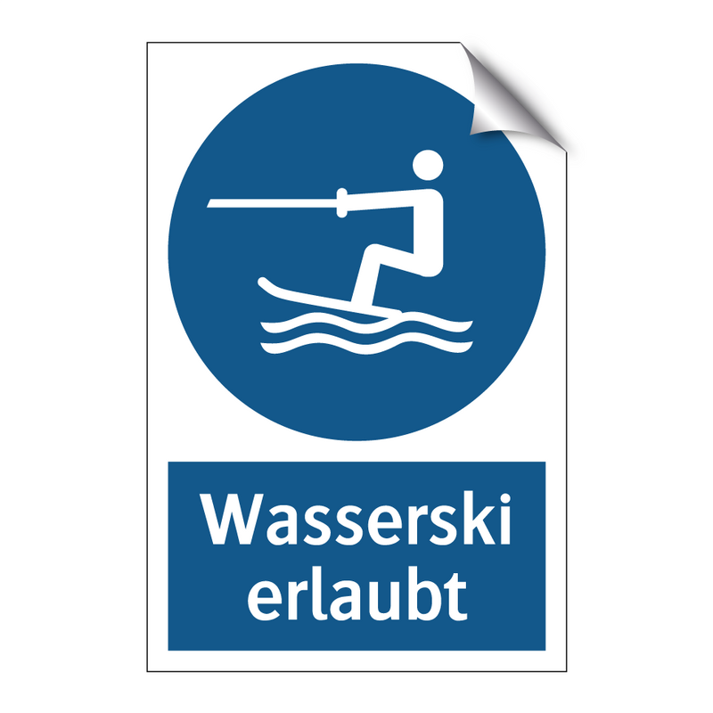 Wasserski erlaubt