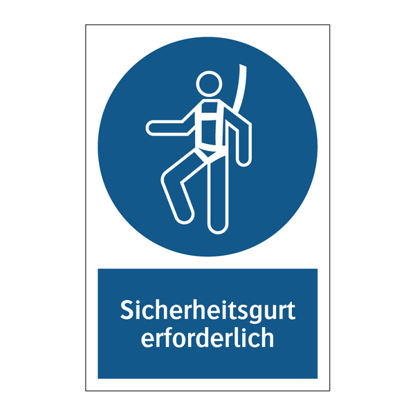Sicherheitsgurt erforderlich