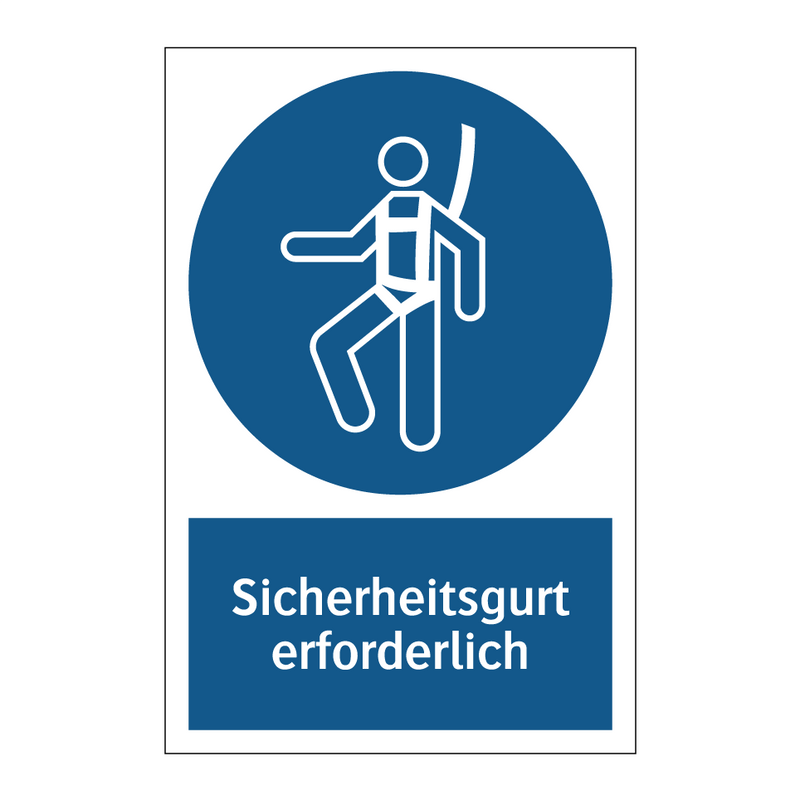 Sicherheitsgurt erforderlich