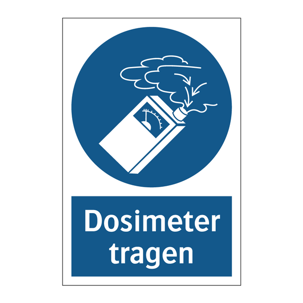 Dosimeter tragen