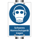 Schweres Atemschutzgerät tragen
