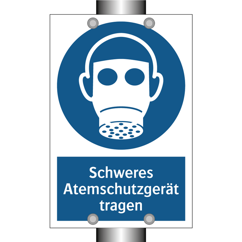 Schweres Atemschutzgerät tragen