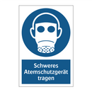 Schweres Atemschutzgerät tragen