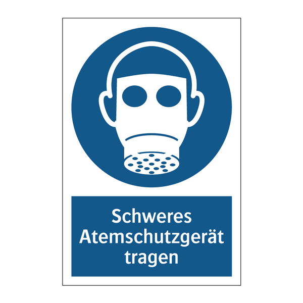 Schweres Atemschutzgerät tragen