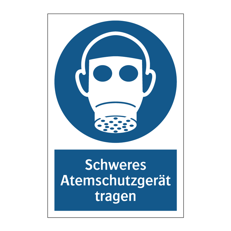 Schweres Atemschutzgerät tragen