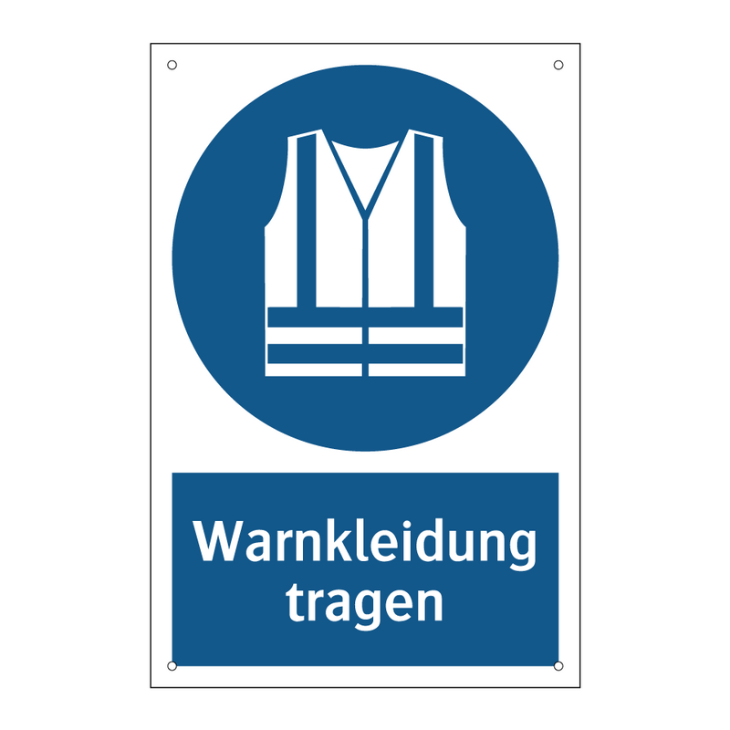 Warnkleidung tragen