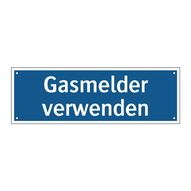Gasmelder verwenden