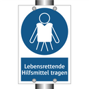 Lebensrettende Hilfsmittel tragen