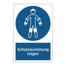 Schutzausrüstung tragen