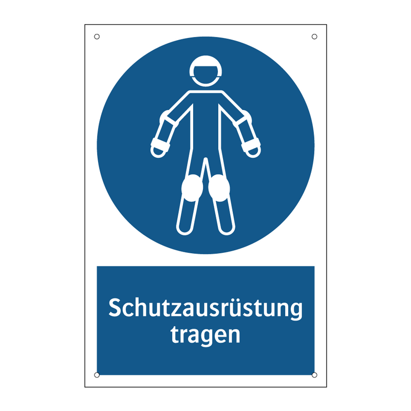 Schutzausrüstung tragen