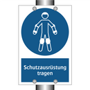 Schutzausrüstung tragen