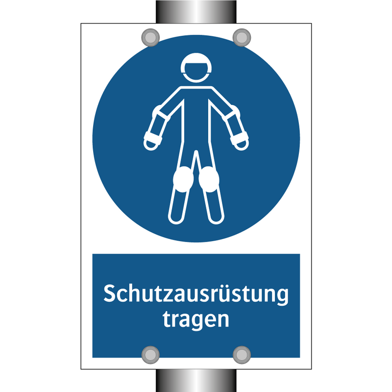 Schutzausrüstung tragen