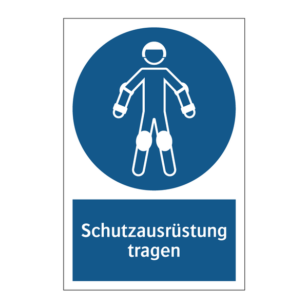 Schutzausrüstung tragen