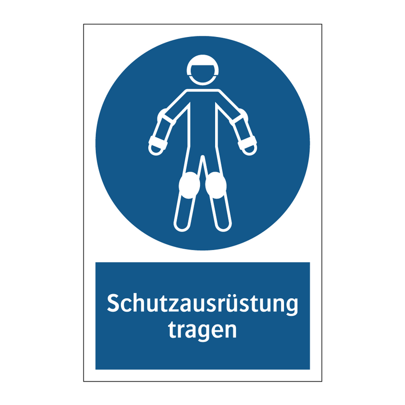 Schutzausrüstung tragen