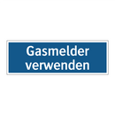 Gasmelder verwenden