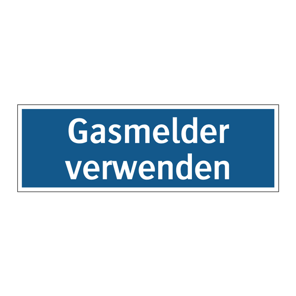 Gasmelder verwenden