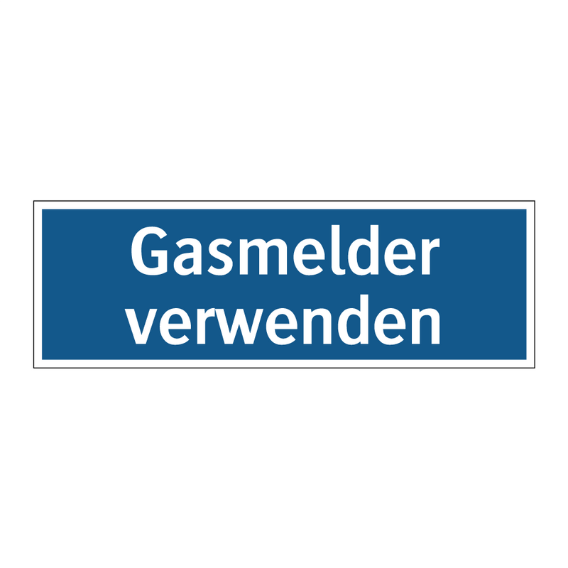 Gasmelder verwenden