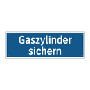 Gaszylinder sichern