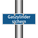 Gaszylinder sichern
