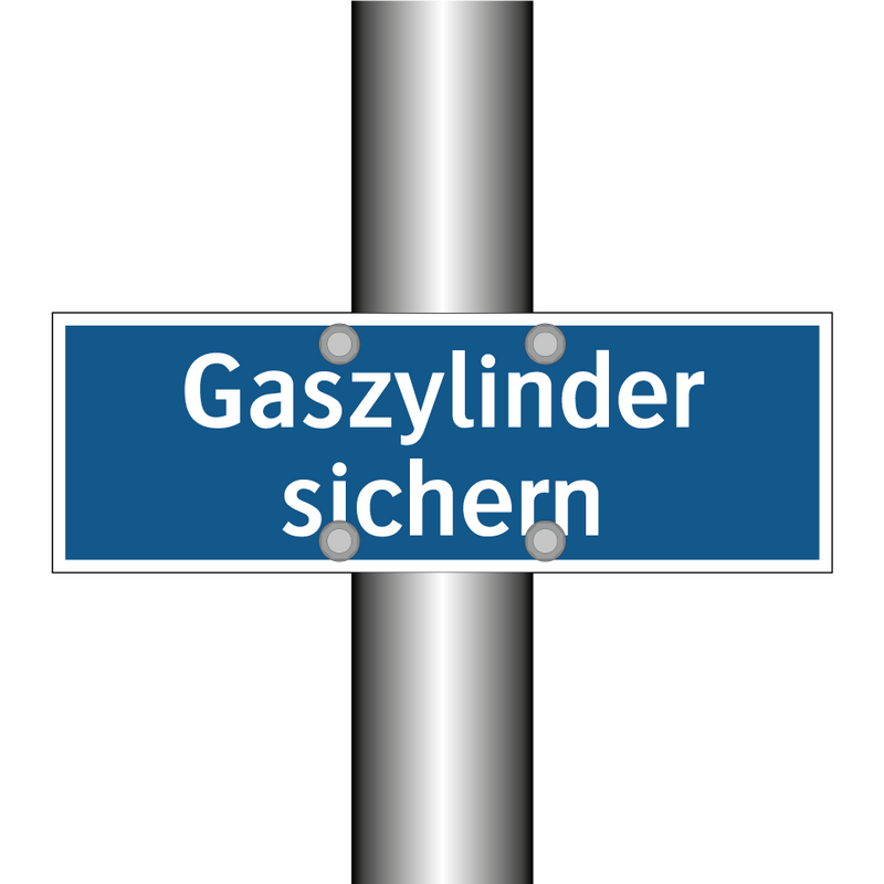 Gaszylinder sichern