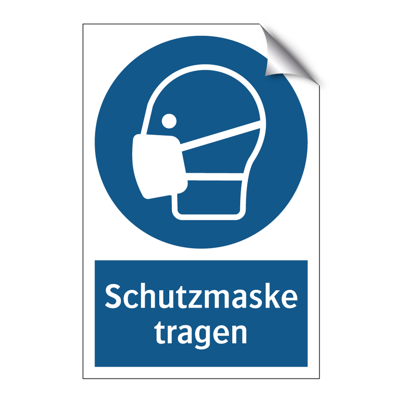 Schutzmaske tragen
