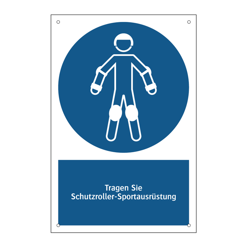 Tragen Sie Schutzroller-Sportausrüstung