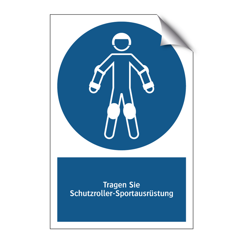 Tragen Sie Schutzroller-Sportausrüstung