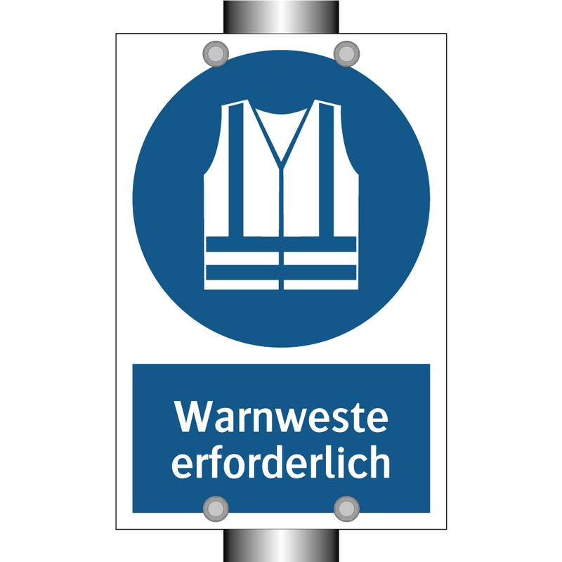 Warnweste erforderlich