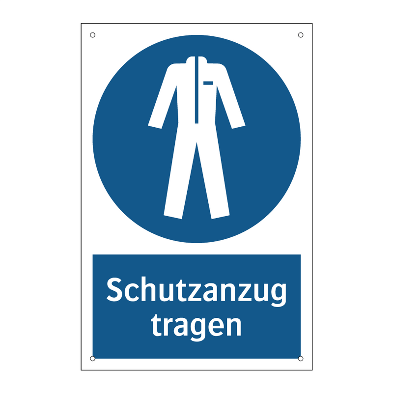 Schutzanzug tragen